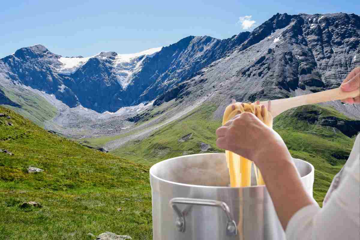Perché in montagna la pasta si cuoce prima