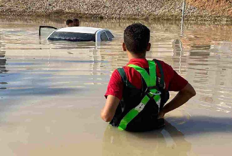 Alluvione in Libia causata dal cambiamento climatico
