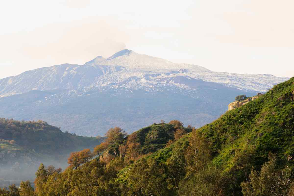 Monte Etna vulcano della Sicilia
