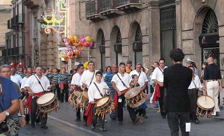 santa rosalia processione e palermo