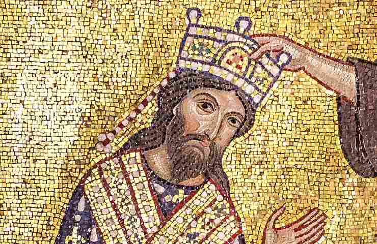 Re Ruggero II che edificò la Cattedrale di Cefalù