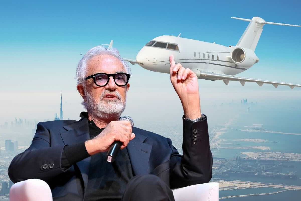 il jet privato di flavio briatore