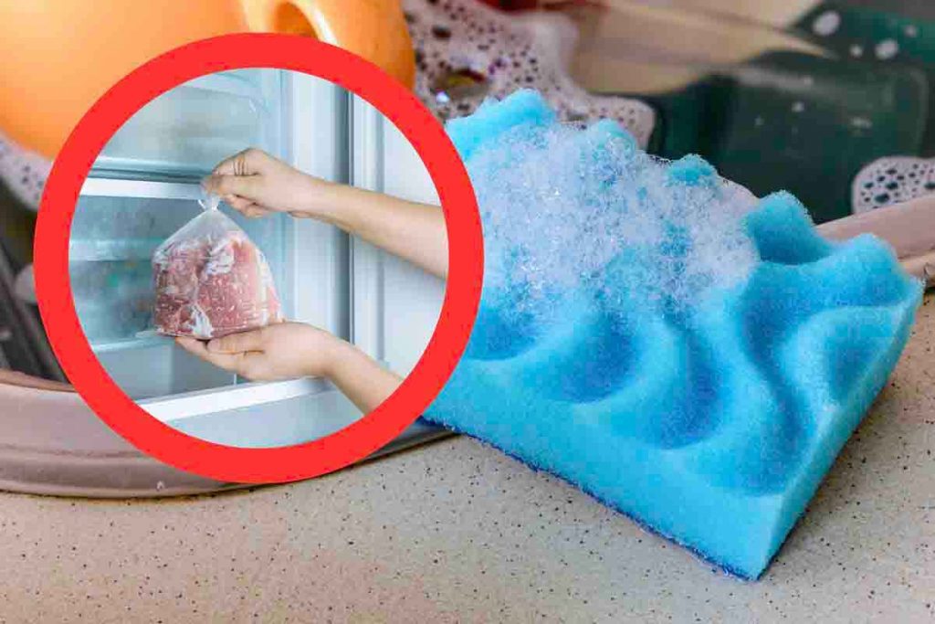 Perché può essere utile mettere una spugnetta in freezer?