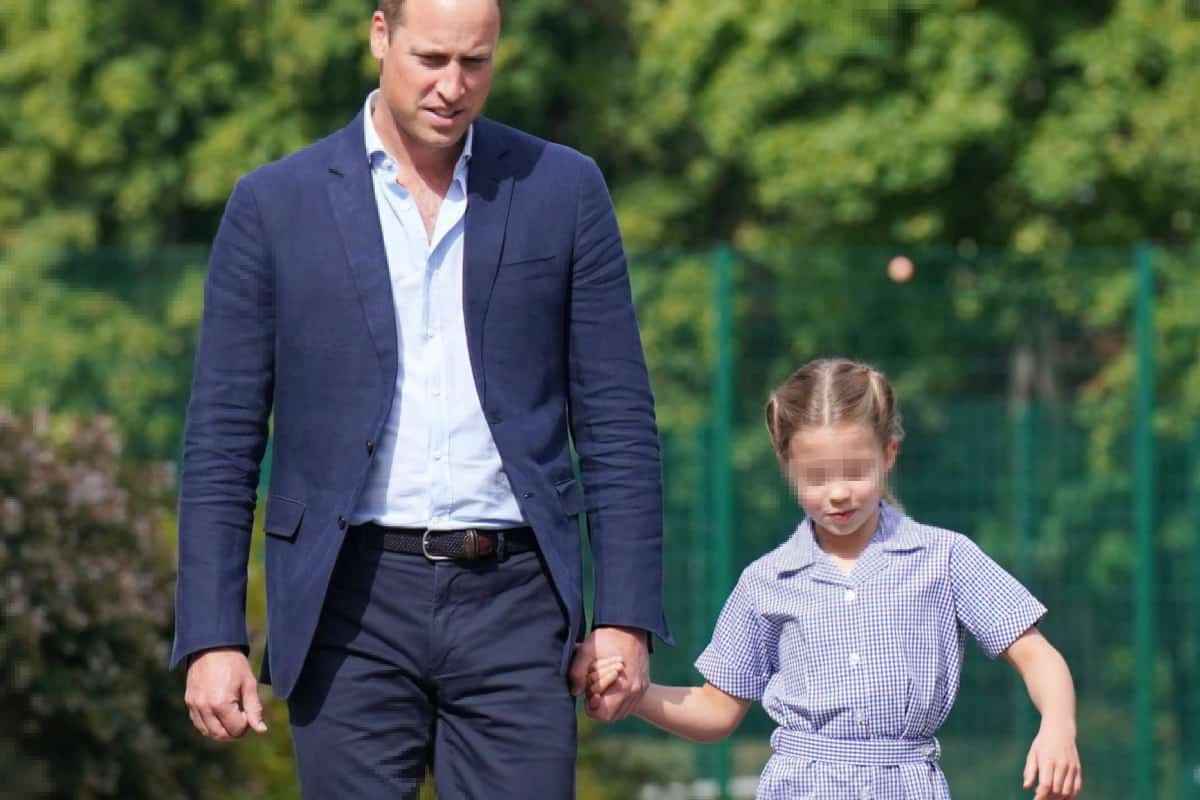La principessa Charlotte disubbidisce al padre William in pubblico