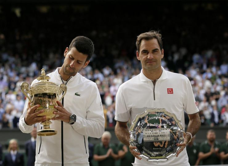 Federer sorpasso Djokovic record ranking Atp