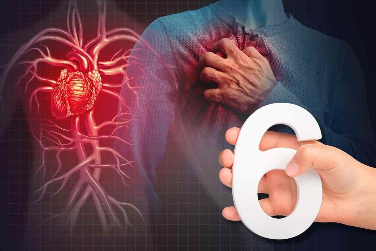 I sei sintomi dell'infarto
