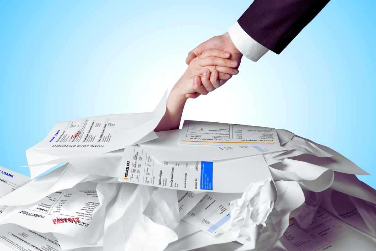 借金とはおさらばです。税金の請求書が自動的に廃止されます
