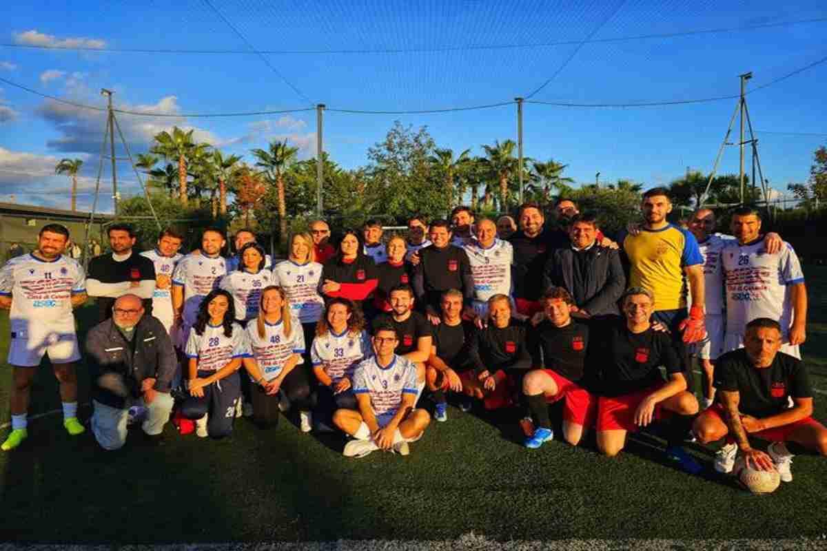 Galvagno scende in campo per una partita di beneficienza con la squadra Ars