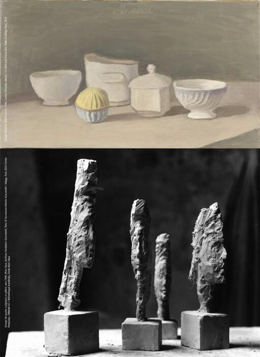 Giacometti e Morandi: un viaggio tra momenti immobili a Parigi
