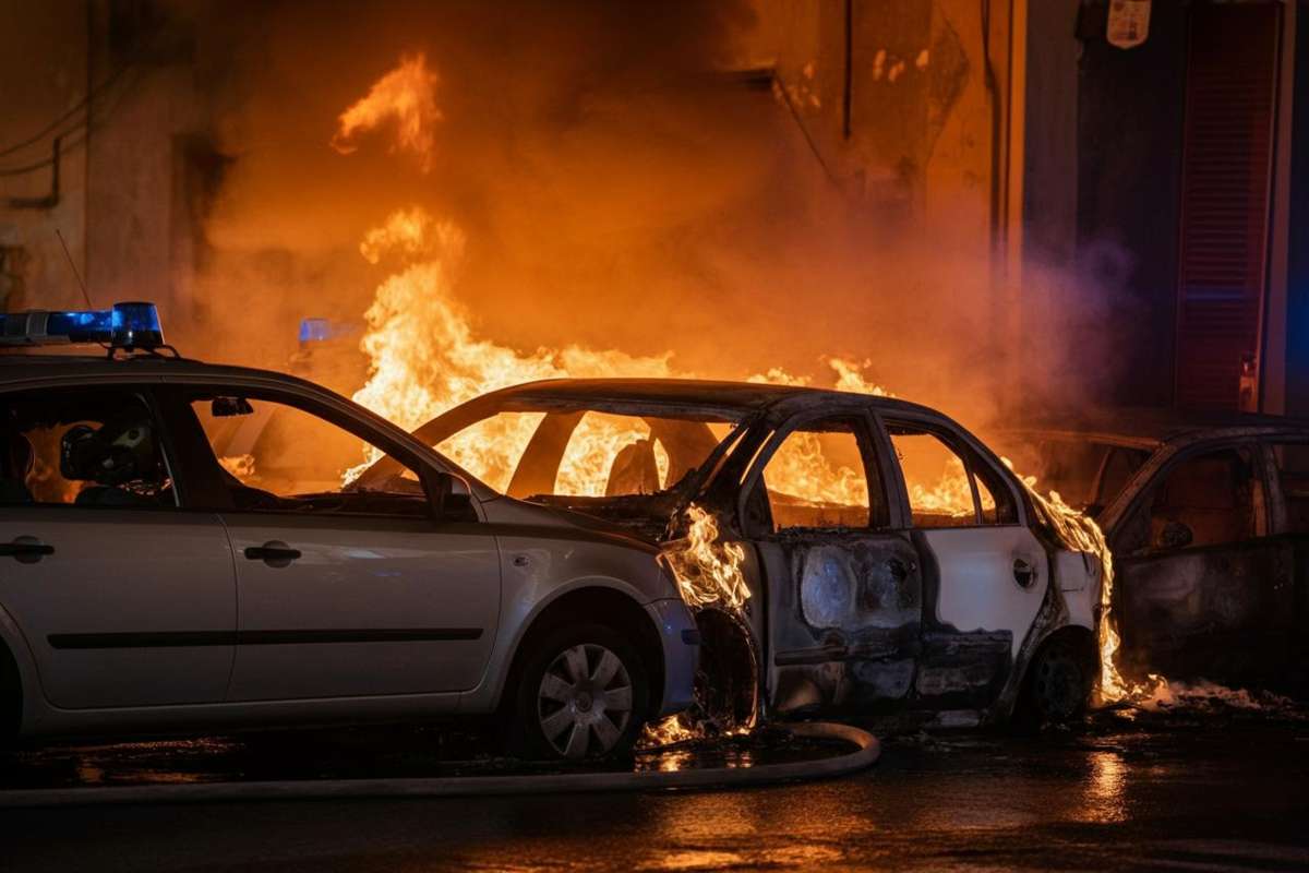 Incendio a Palermo: veicoli a metano coinvolti in fiamme