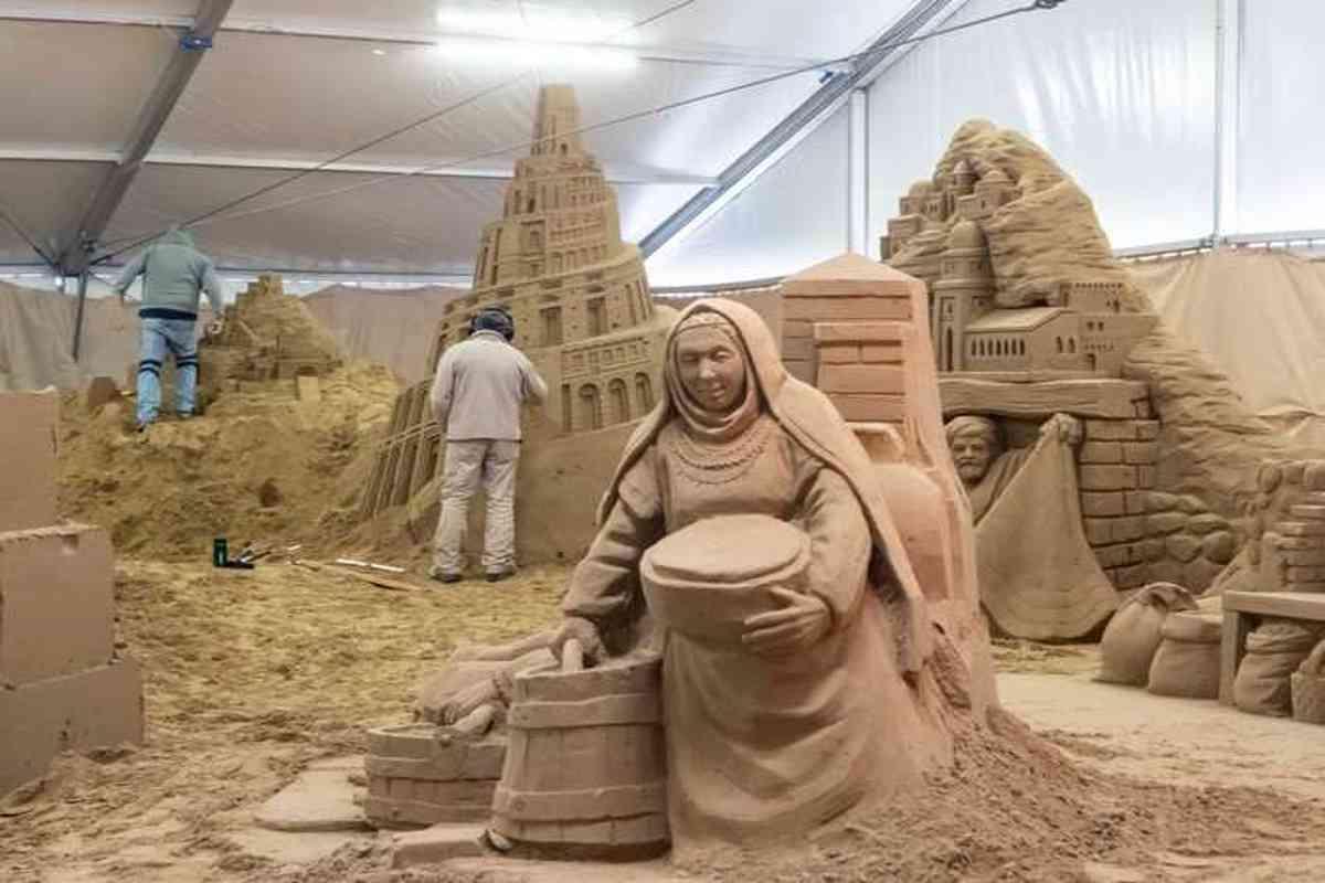 Presepe di sabbia: un natale magico a rimini