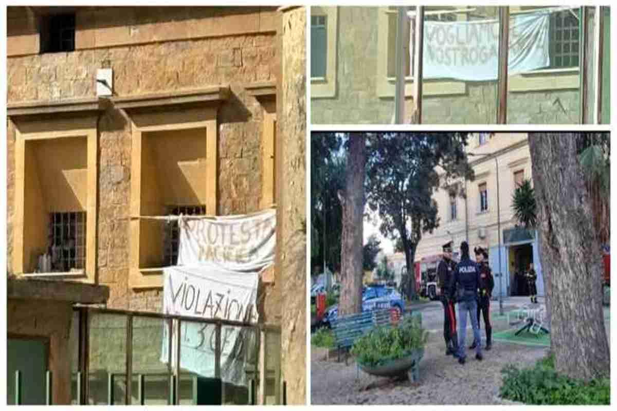 Proteste dei detenuti a caltanissetta per l'assenza di acqua calda