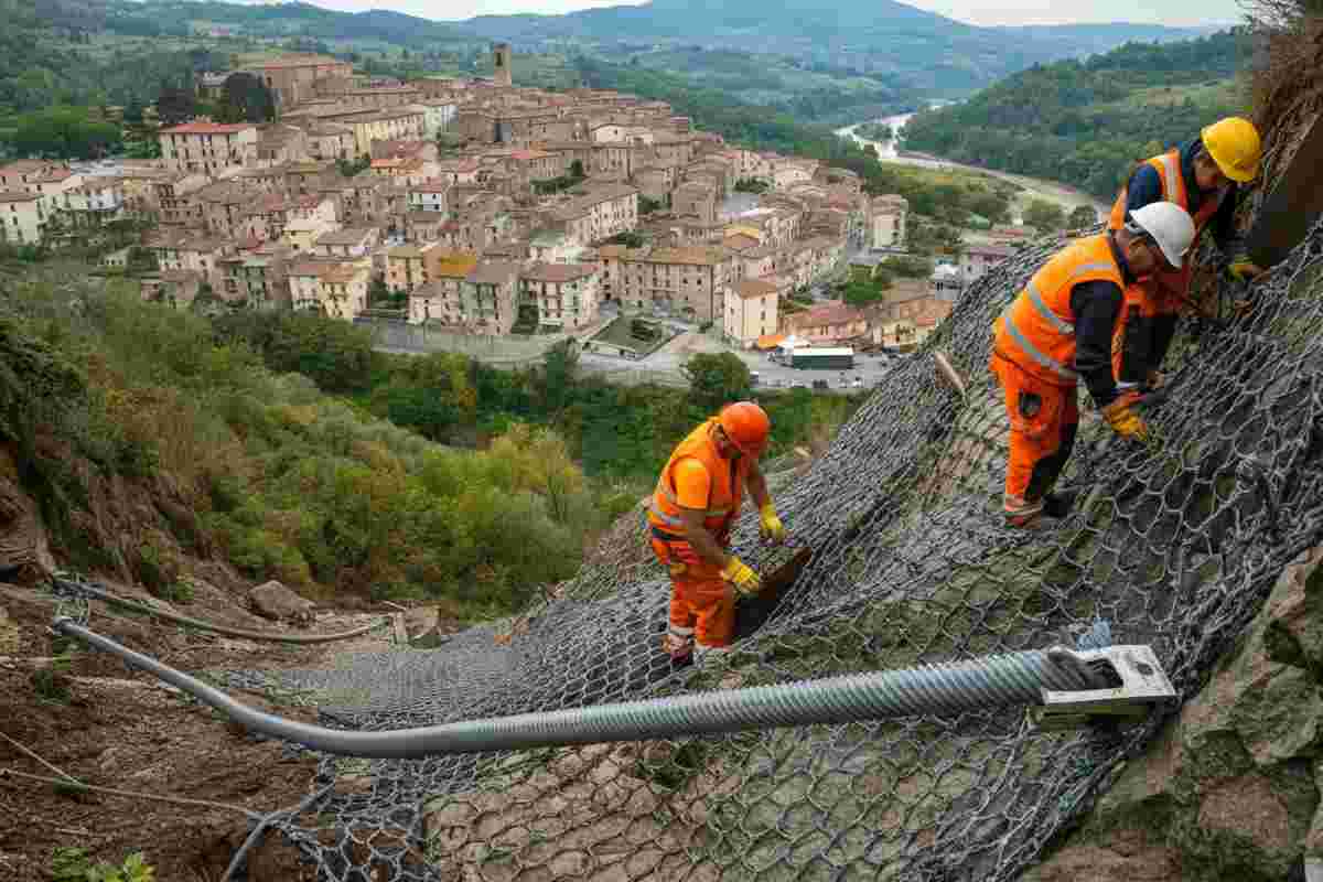 Randazzo, un intervento innovativo per fermare le frane