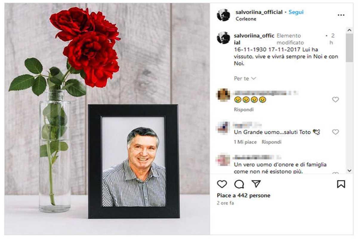 Salvuccio Riina ricorda il padre: un legame che non si spegne mai