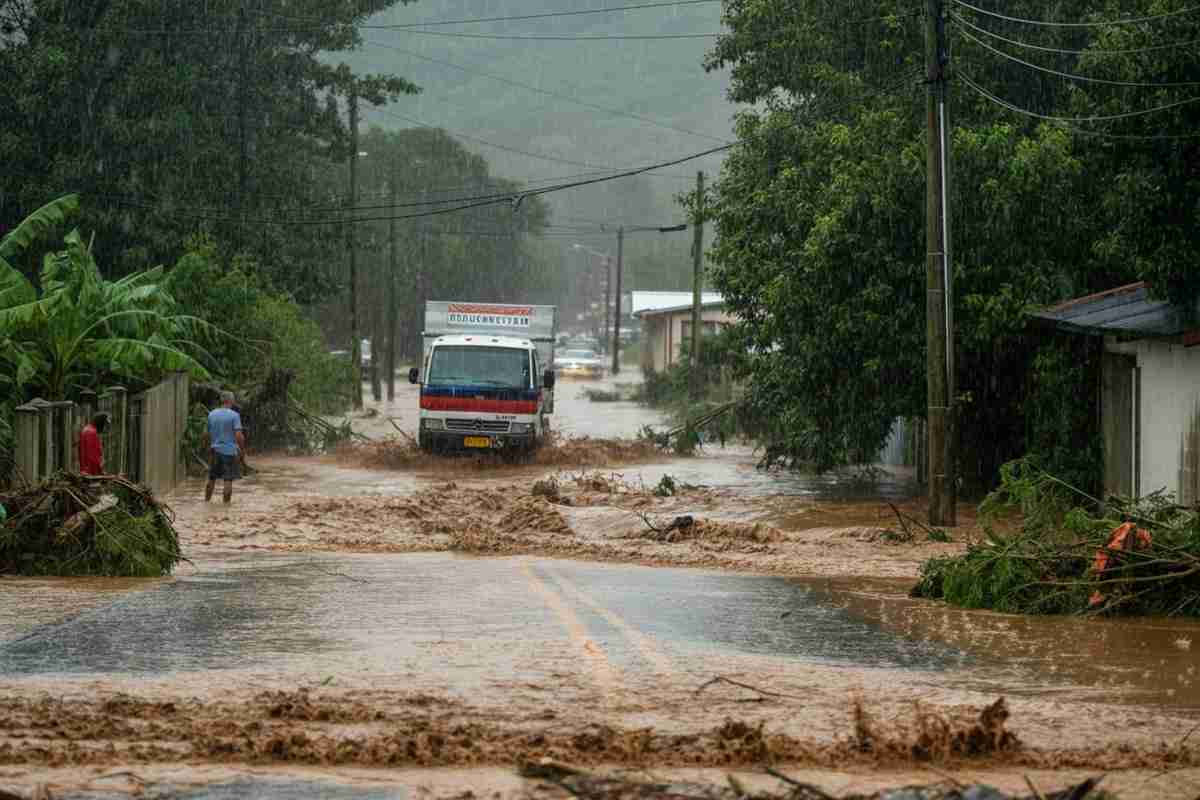 Statale 118: il maltempo e i detriti creano caos, ma la strada è finalmente riaperta!