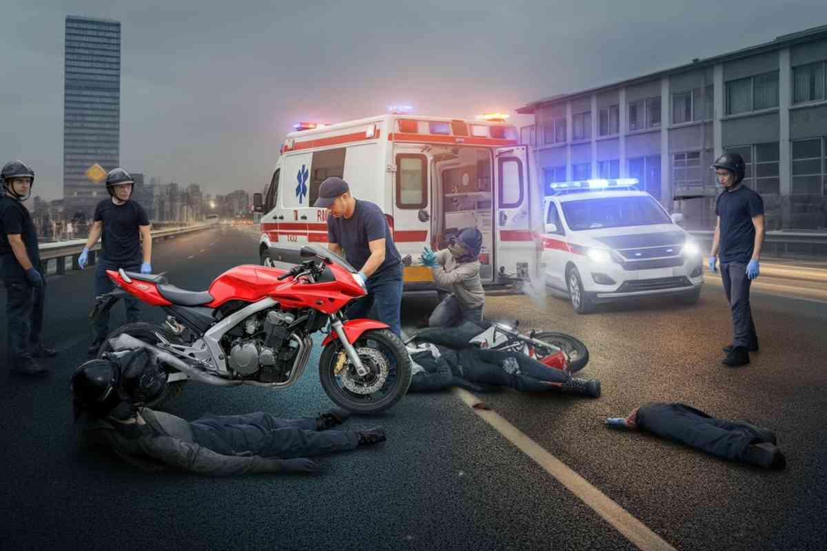 Drammatico scontro a catania: centauro in ospedale dopo incidente con auto