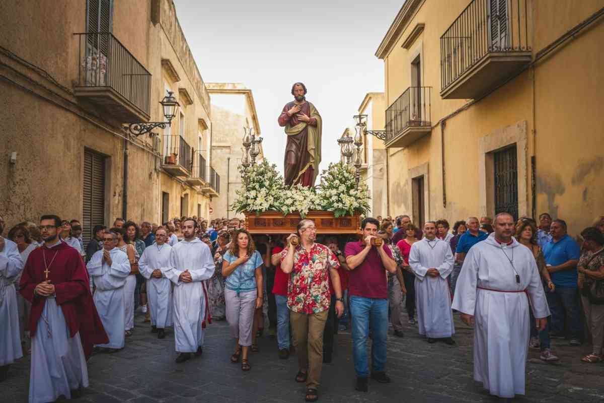 La straordinaria peregrinazione del simulacro di santa lucia tra siracusa, belpasso e catania