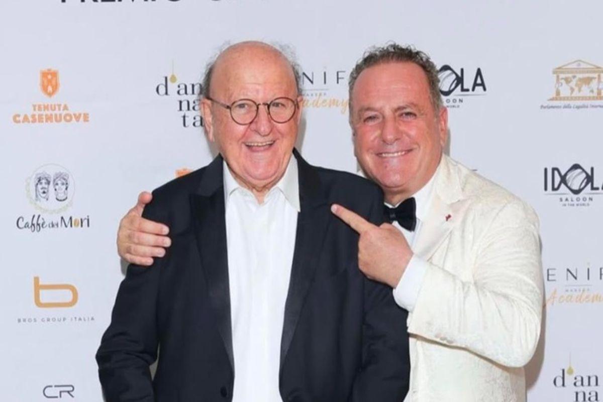 Massimo boldi premiato con il prestigioso 'capri family award'