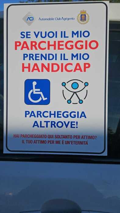 Parcheggi speciali ad agrigento per celebrare la giornata della disabilità
