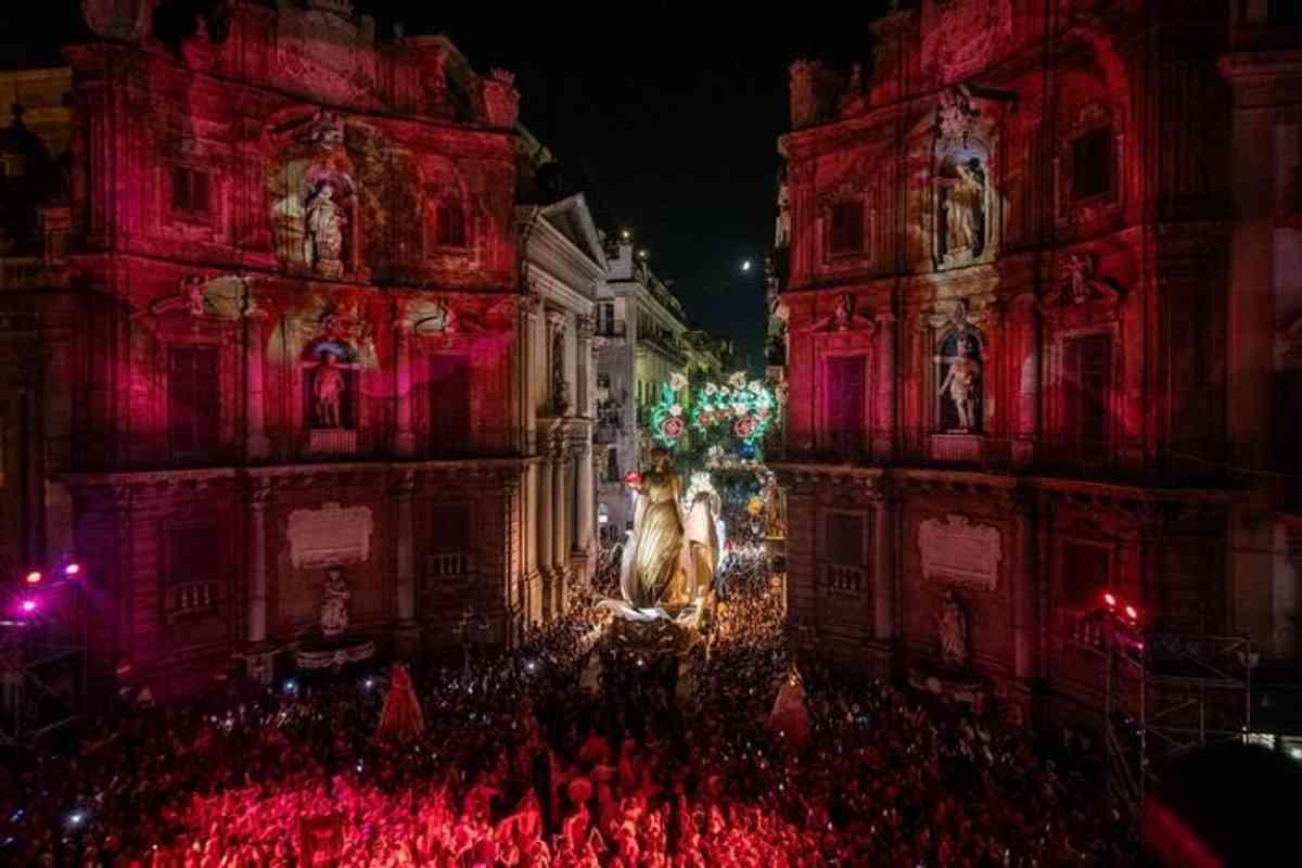 Santa rosalia: un festino che conquista il mondo