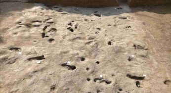 Tracce misteriose dell’età del bronzo emergono dall’eruzione volcana