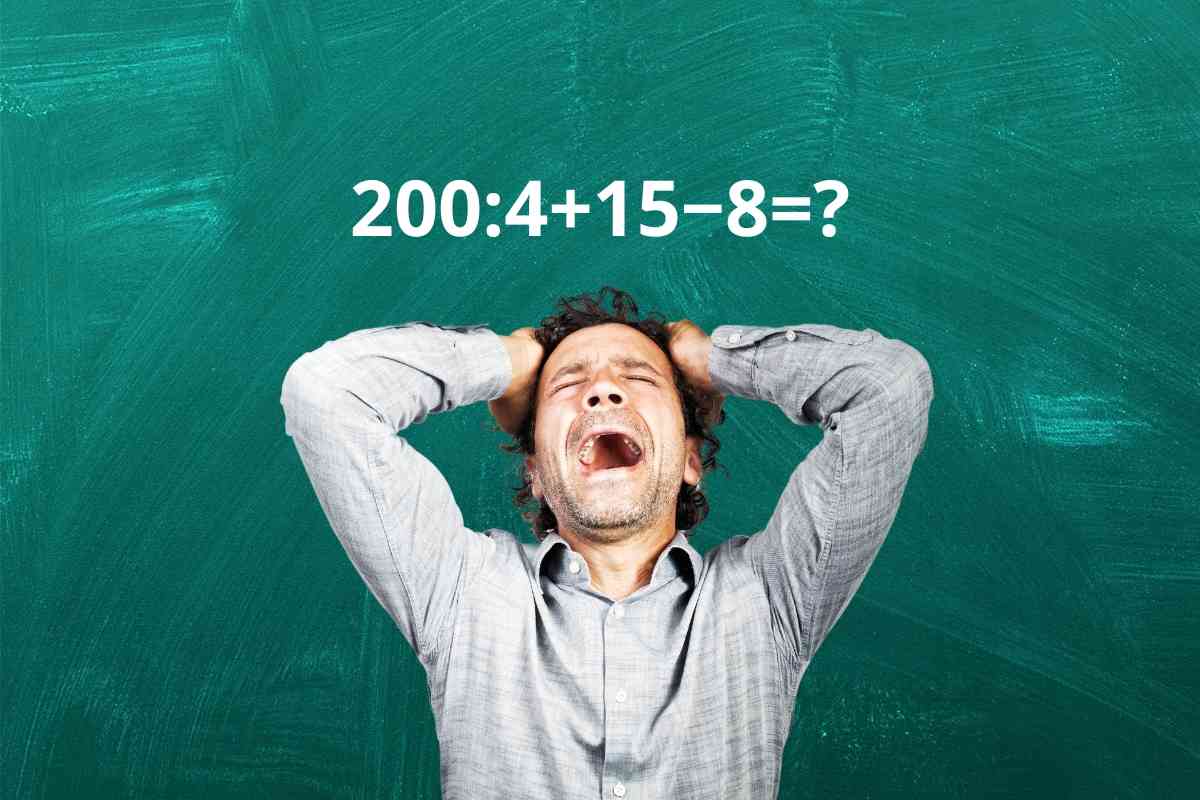 Quiz matematico e soluzione