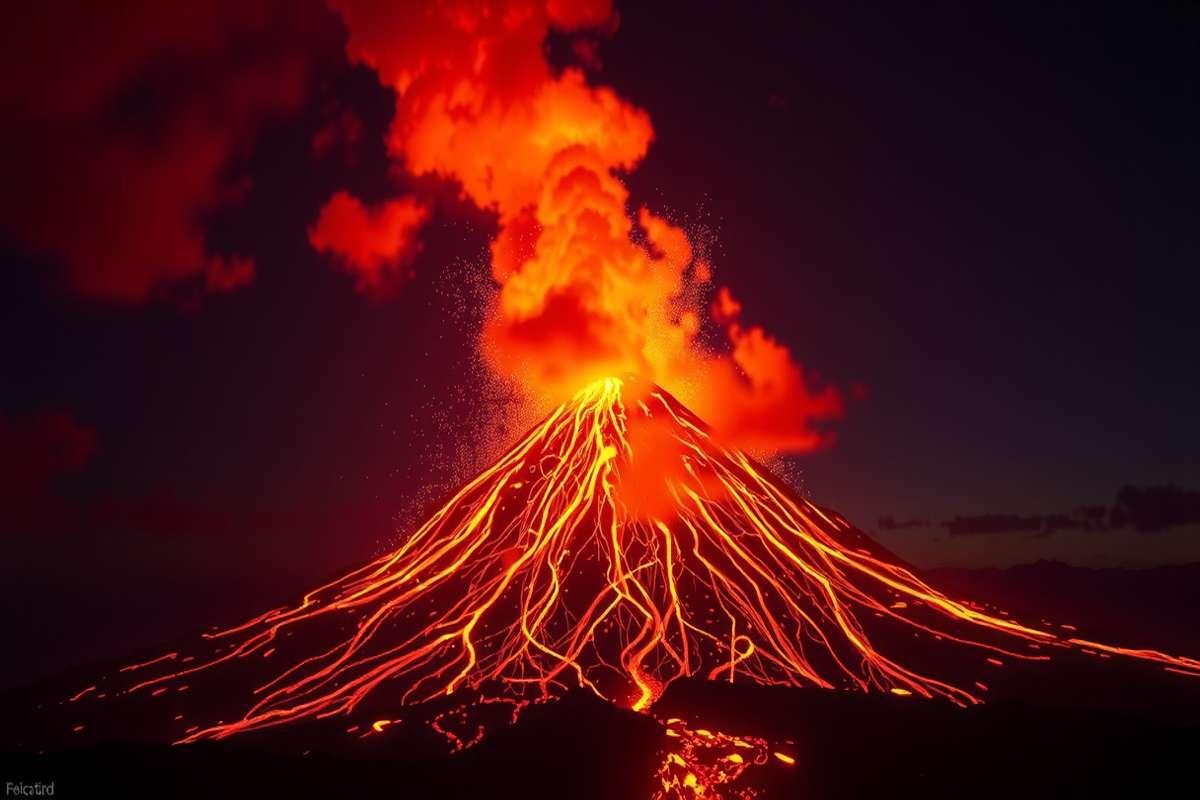 Etna in eruzione: spettacolo di attività stromboliana e nube lavica dal cratere Sud-Est