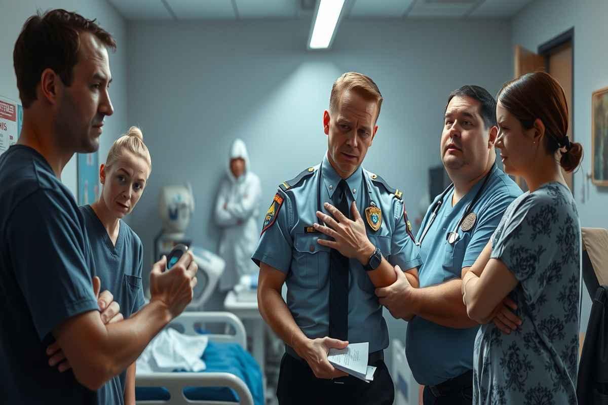 Guardia giurata ferita mentre tenta di placare una rissa al pronto soccorso