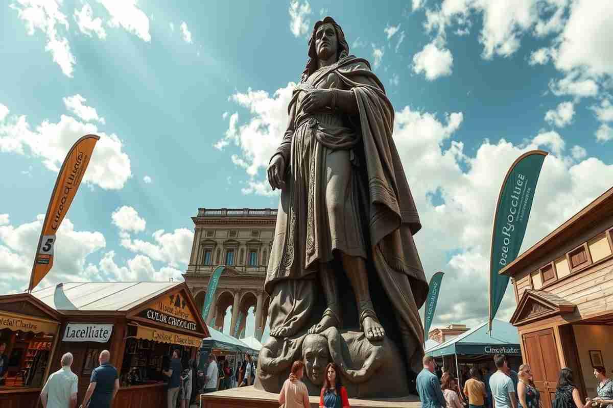 Il David di Michelangelo si trasforma in un'opera dolciaria a Firenze