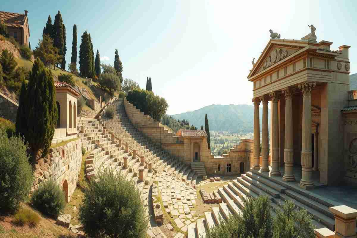 Un auditorium nascosto nel cuore del ginnasio Valle dei Templi ad Agrigento