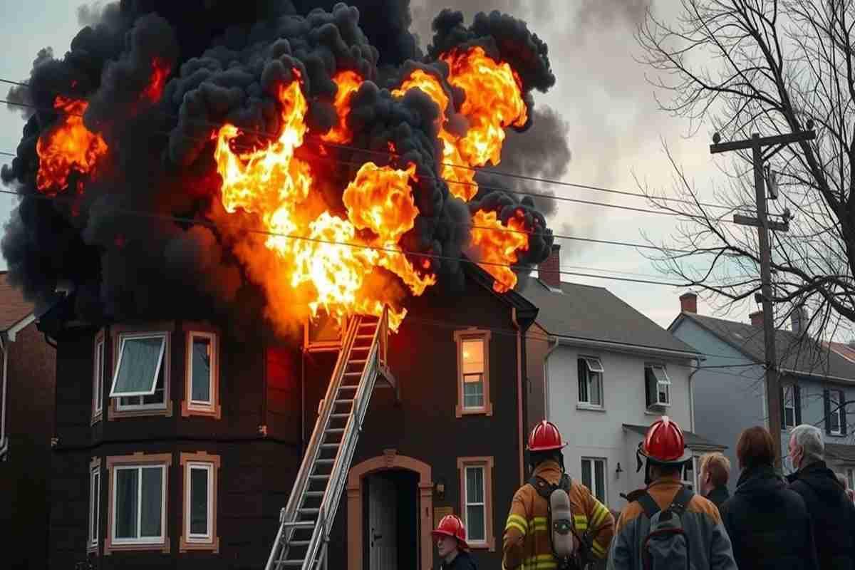 Fiamme in casa: anziana salvata a Palermo