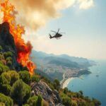 Fiamme sul Monte Pellegrino: il dramma di un incendio a Palermo