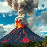 Etna in eruzione: crollo del cratere e nube di fumi altissimi