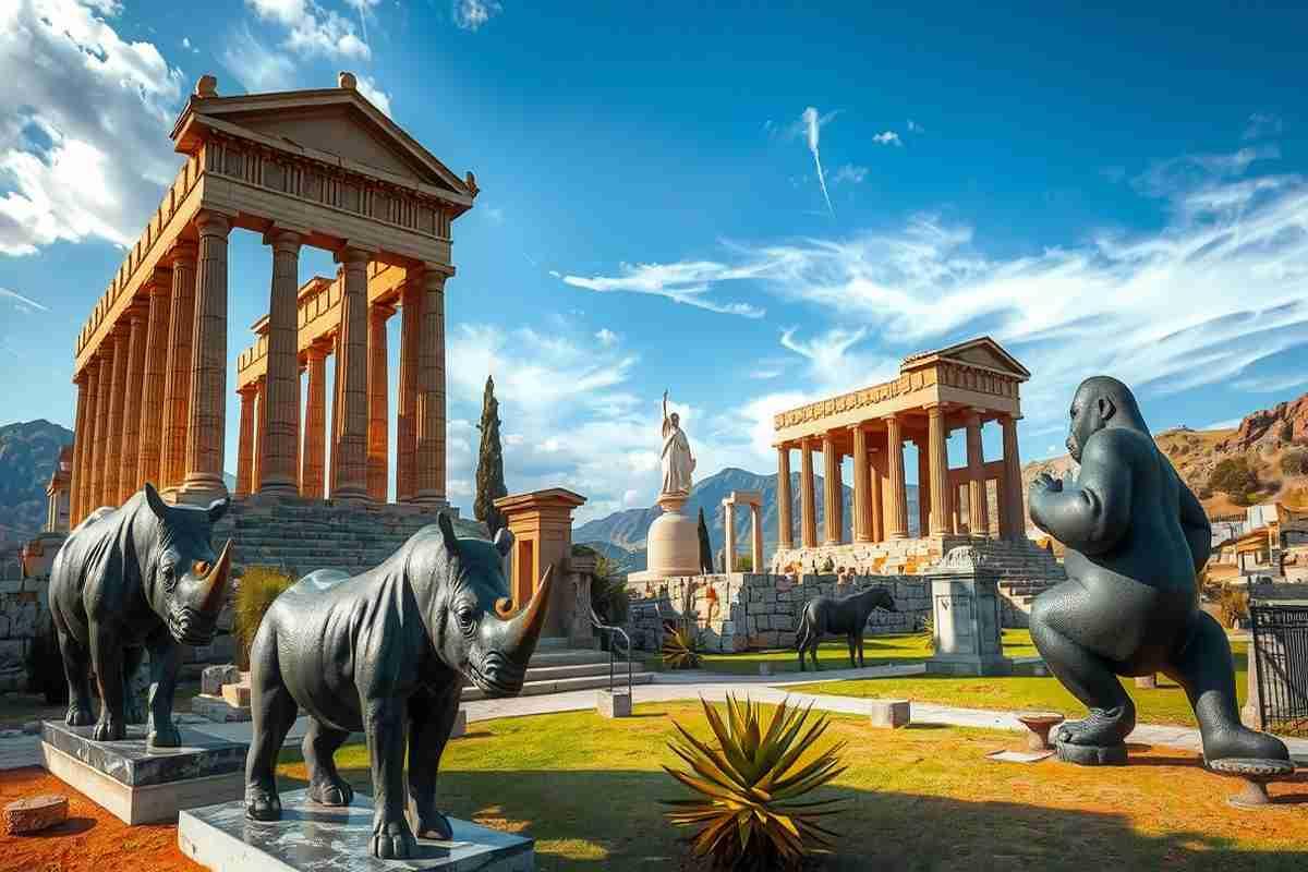 Sculture monumentali di Stefano Bombardieri: un viaggio nell'arte a Selinunte