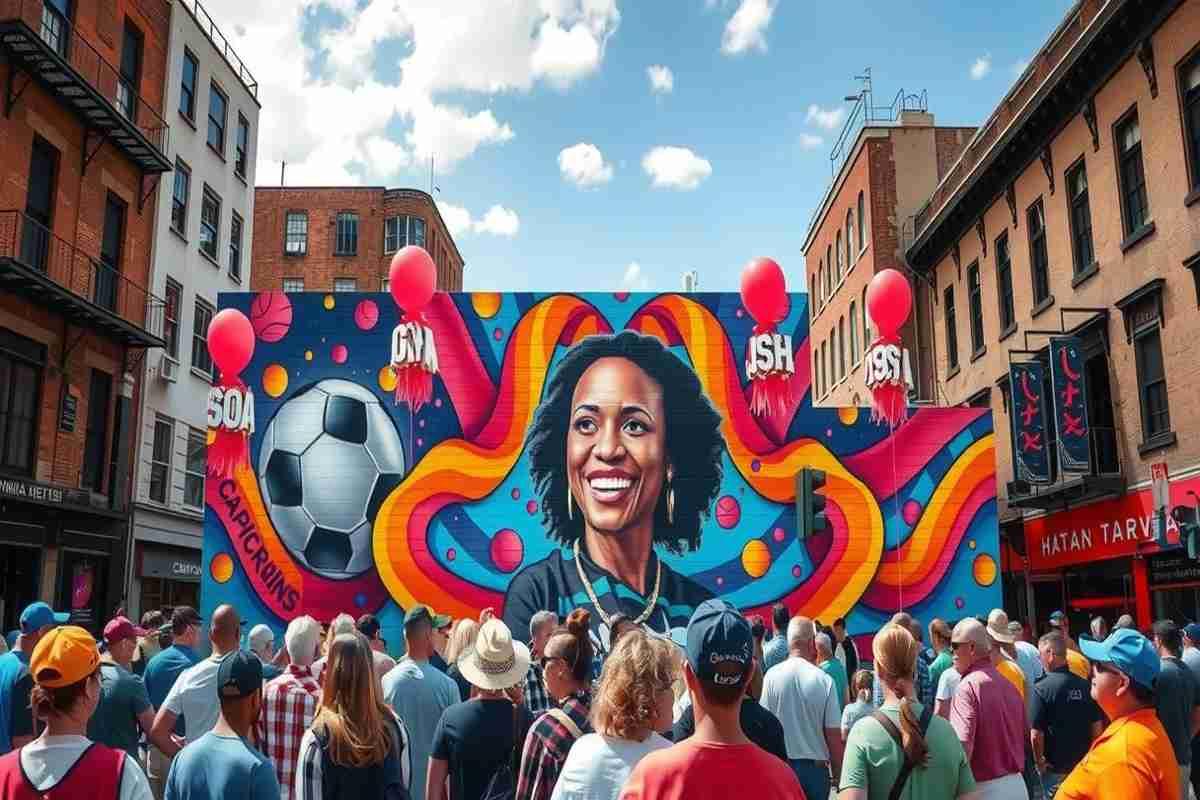 Un murale per celebrare la memoria di Stefania Sberna, voce del Catania