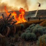 Fiamme a Sambuca di Sicilia: l'intervento dei Canadair per domare l'incendio