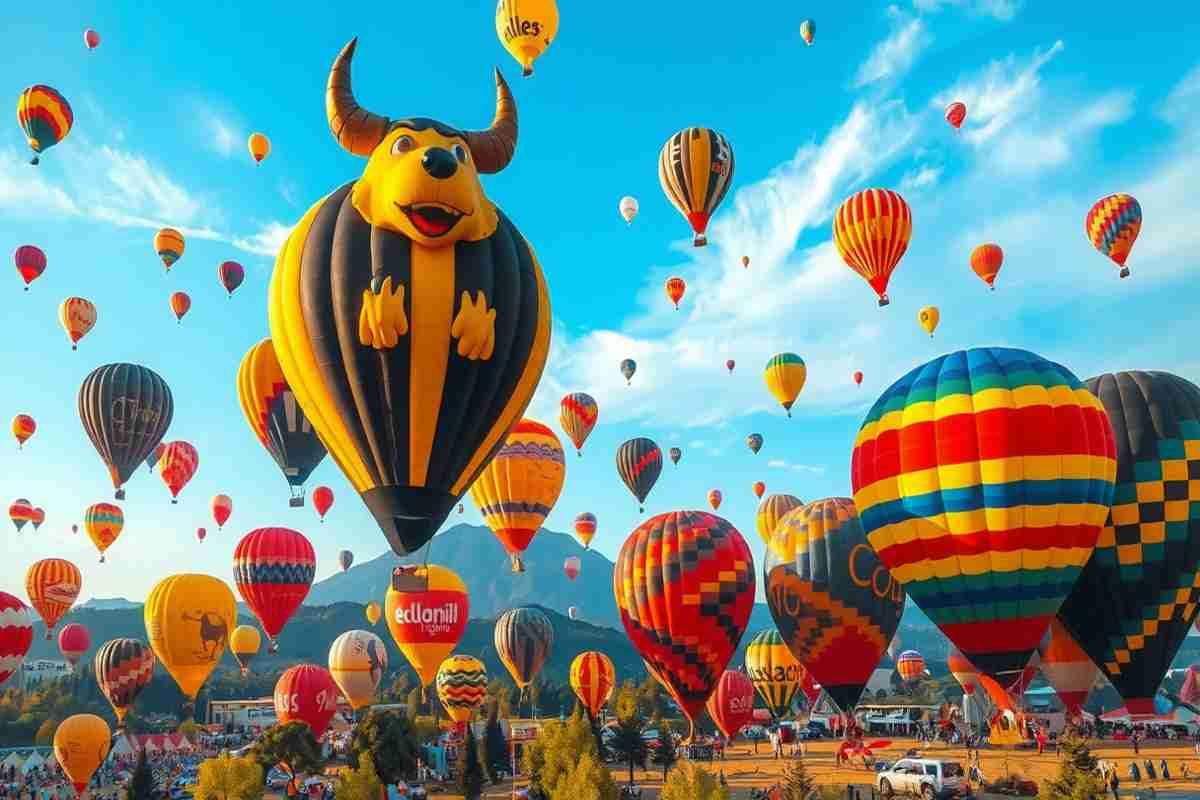 Mongolfiere colorano il cielo francese: il raduno Enenvol incanta i visitatori