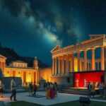 Scoprire la magia dei parchi archeologici sotto un cielo stellato