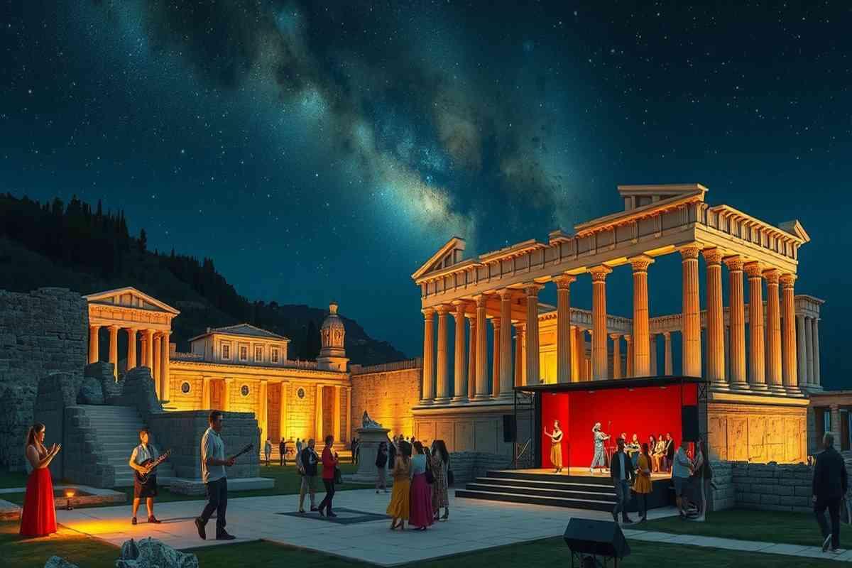 Scoprire la magia dei parchi archeologici sotto un cielo stellato