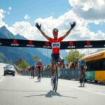 Caruso torna alla vittoria dopo tre anni nella tappa della Vuelta Burgos
