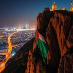 La bandiera palestinese sventola su Monte Pellegrino: un messaggio di solidarietà a Palermo