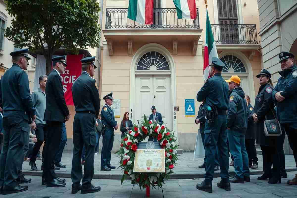 Piantedosi onora la memoria di Cassarà e Antochia con una toccante cerimonia di commemorazione