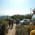 Uomo carbonizzato scoperto dai pompieri durante le operazioni di spegnimento del rogo