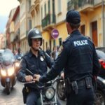 Fermato senza casco, scoperto un traffico di droga davanti alla questura