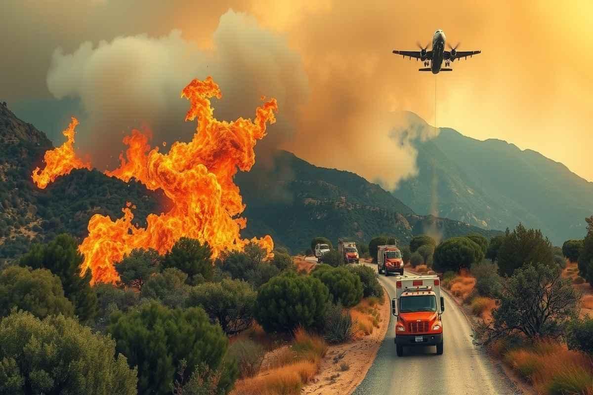 Fiamme nell'agrigentino: allerta per la salvaguardia delle foreste