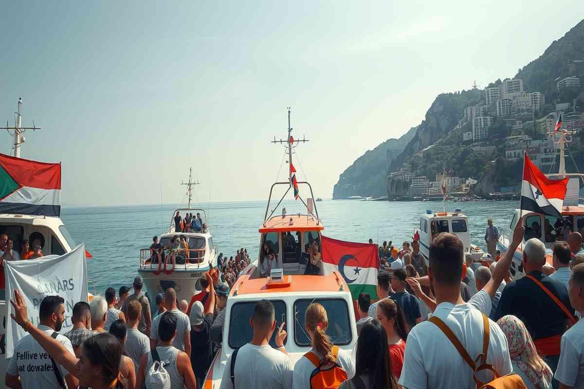 La Global Sumud Flotilla salpa da Siracusa: un viaggio di speranza e solidarietà