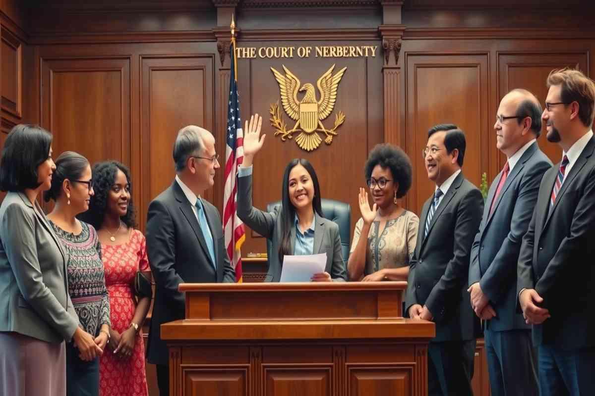 La storica giuramento della prima giudice di origini srilankesi sulla Costituzione