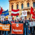 Palermo in fermento: i precari degli uffici giudiziari scendono in sciopero
