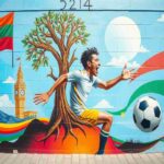Un murale celebra Totò Schillaci a Palermo, un anno dopo la sua scomparsa
