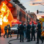 Fiamme in un ufficio a Catania: evacuato un intero palazzo